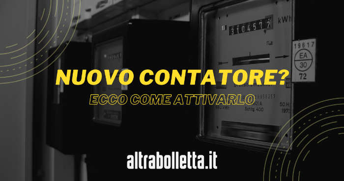 Attivazione contatore luce